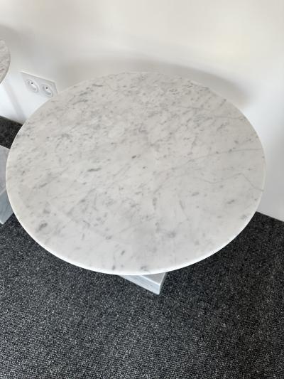 Ettore Sottsass Pair of Side Tables Primavera by Ettore Sottsass Italy 1980s