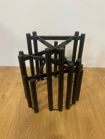 Ettore Sottsass Set Of Italian Stackable Side Tables