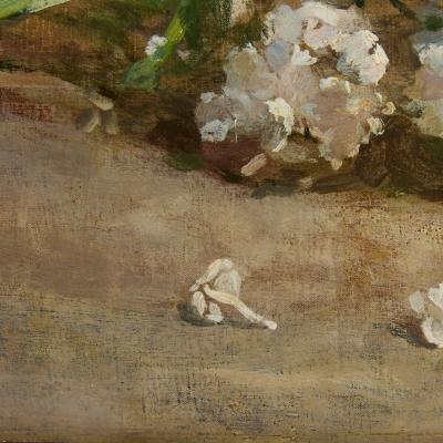 Eug ne Louis Boudin Apples and Poppies Still Life by Eug ne Louis Boudin