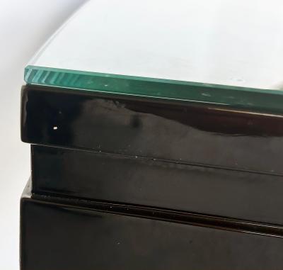 Eug ne Printz Art Deco Style Lacquer Stainless Steel Desk Eugene Printz Style