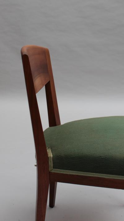 Eug ne Printz Set of 6 Fine French 1940s Dining Chairs by Printz