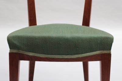 Eug ne Printz Set of 6 Fine French 1940s Dining Chairs by Printz