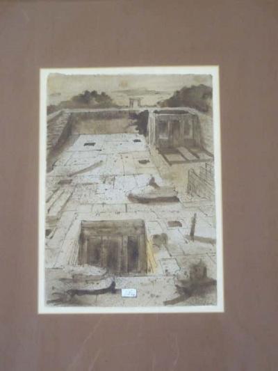 Eugene Berman The Temple of Dendur Painting by Eugene Berman