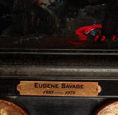 Eugene Francis Savage Eugene Francis Savage American 1883 1978 Woman in a Hat oil on board