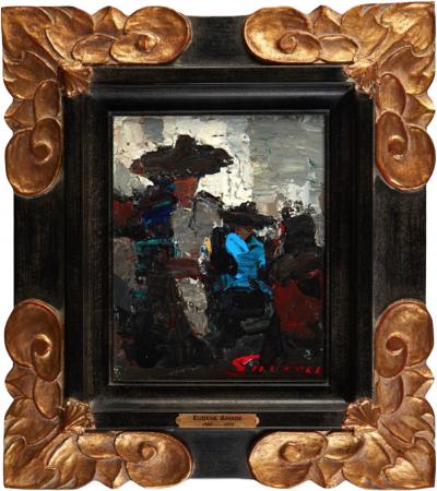 Eugene Francis Savage Eugene Francis Savage American 1883 1978 Woman in a Hat oil on board