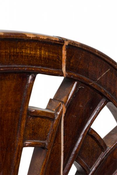 Eugene Gaillard Art Nouveau French Mahogany Upholstered Armchair