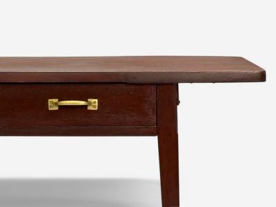 Eugene Printz French Art Deco Mahogany Rare Asymmetric Desk France c 1925
