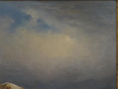 Eugene Verboeckhoven Sheep at Pasture 1862 Antique Oil Painting by Eugene Verboeckhoven