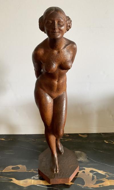 Eugene Wagner Art Deco Standing Nude