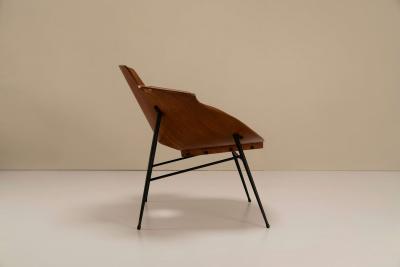 Eugenio Gerli Eugenio Gerli Model 126 Lounge Chairs for Societ Compensati Curvi Italy 1950s