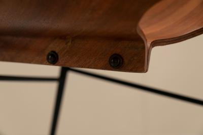 Eugenio Gerli Eugenio Gerli Model 126 Lounge Chairs for Societ Compensati Curvi Italy 1950s