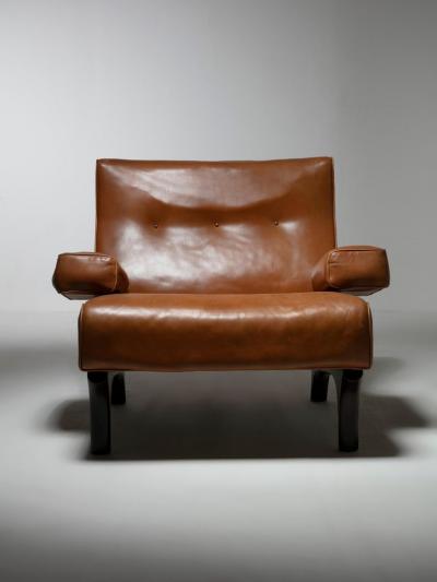 Eugenio Gerli P73 Sir Lounge Chair by Eugenio Gerli for Tecno
