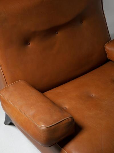Eugenio Gerli P73 Sir Lounge Chair by Eugenio Gerli for Tecno