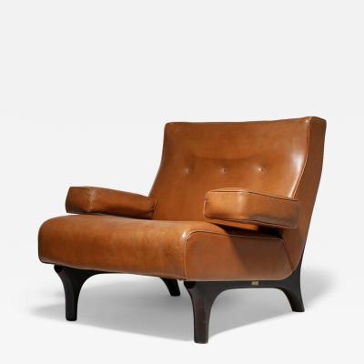Eugenio Gerli P73 Sir Lounge Chair by Eugenio Gerli for Tecno