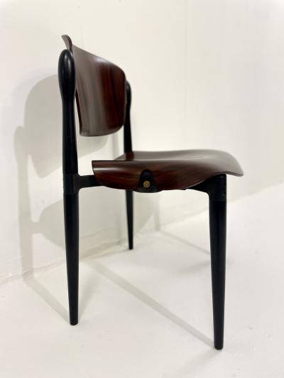 Eugenio Gerli Set of 6 Mid Century S83 Chairs by Eugenio Gerli for Tecno