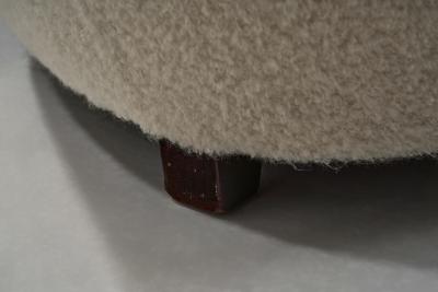 European Armchair in White Upholstery Europe 20th Century