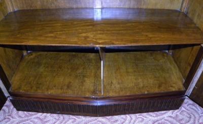 European Art Deco Lacquered Buffet with Zig Zags