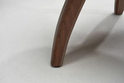 European Brutalist Elm Coffee Table Europe ca 1960s