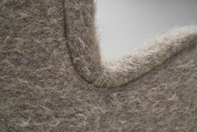 European Cabinetmaker Armchair Upholstered in Wool Europe ca 1950s