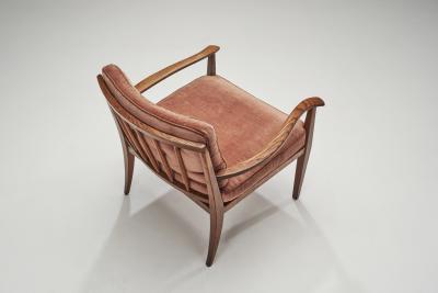 European Low Back Armchair Europe ca 1950s