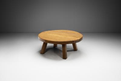 European Low Wooden Coffee Table Europe Mid 20th Century