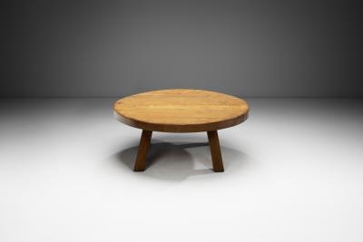 European Low Wooden Coffee Table Europe Mid 20th Century
