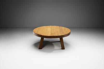 European Low Wooden Coffee Table Europe Mid 20th Century