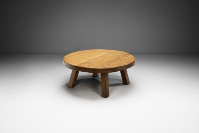 European Low Wooden Coffee Table Europe Mid 20th Century