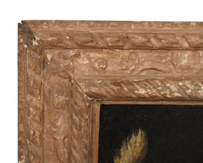 European Oil On Canvas Of Two Spaniels