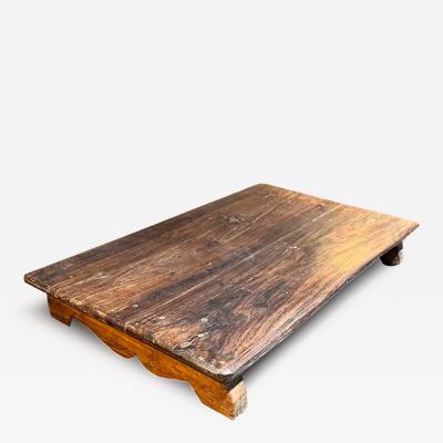 European Rustic Wood Table Riser Bread Board Antique Farmhouse