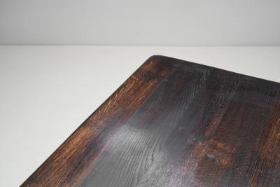 European Solid Wood Dining Table with Tenon and Mortise Joinery Europe ca 1950s