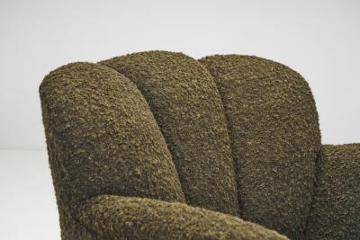 European Upholstered Art Deco Lounge Chairs Europe 1930s
