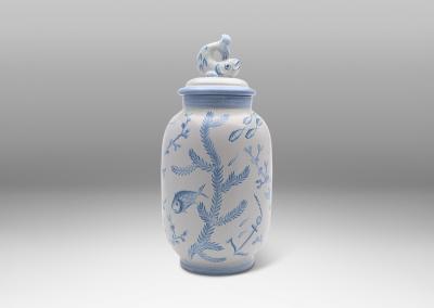 Eva Jancke Bj rk Monumental lidded urn by Eva Jancke Bj rk for Bo
