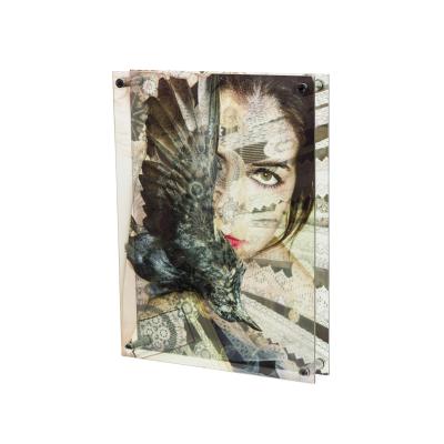 Eva Petric Eva Petric Contemporary Abstract Mixed Media Artwork Titled Birdy 2017 