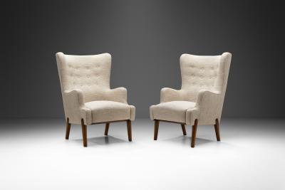 Eva and Nils Koppel Pair of Chairs by Eva and Nils Koppel for Slagelse M belv rk Denmark 1950s