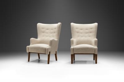 Eva and Nils Koppel Pair of Chairs by Eva and Nils Koppel for Slagelse M belv rk Denmark 1950s