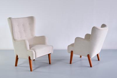 Eva and Nils Koppel Pair of Eva and Nils Koppel Armchairs Slagelse M belv rk Denmark 1950s