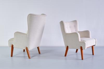 Eva and Nils Koppel Pair of Eva and Nils Koppel Armchairs Slagelse M belv rk Denmark 1950s