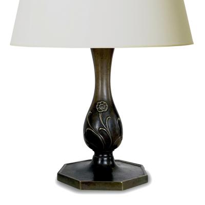 Evan Jensen Petite Lamp in Patinated Bronze by Evan Jensen