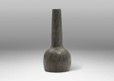 Evan Jensen Vase in Patinated Zinc by Evan Jensen