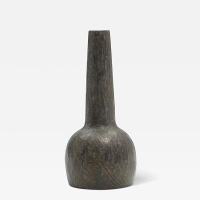 Evan Jensen Vase in Patinated Zinc by Evan Jensen