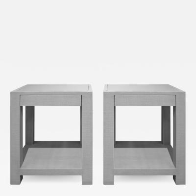 Evan Lobel Lobel Originals Pair of Bedside Tables Model 1020 Made to Order