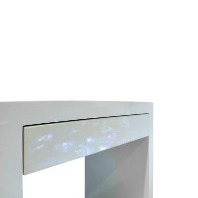 Evan Lobel Lobel Originals Pair of Pearl Front Bedside Tables 