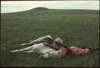 Eve Arnold A Woman Trains a Horse