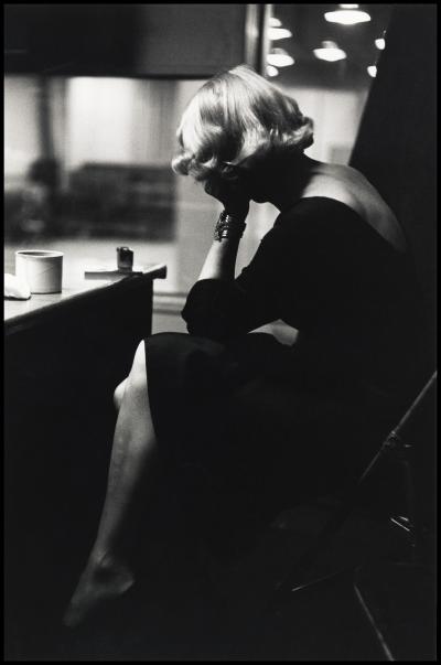 Eve Arnold Marlene Dietrich at the Columbia Records