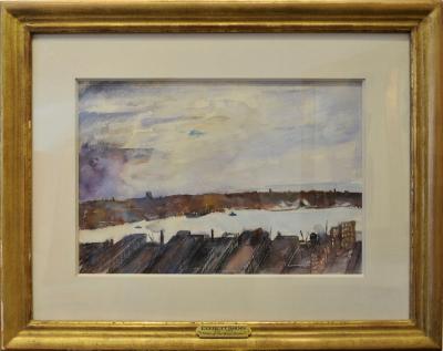 Everett Shinn View of the East River