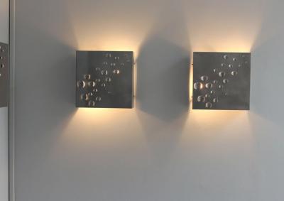 Evert Jelle Jelles Set of 4 1960s Rain Drops Sconces by Jelle Jelles for Raak