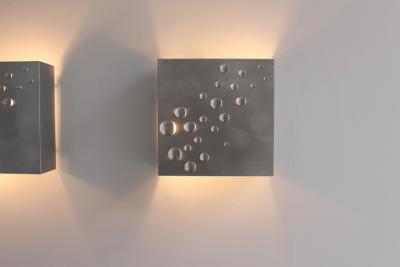 Evert Jelle Jelles Set of 4 1960s Rain Drops Sconces by Jelle Jelles for Raak