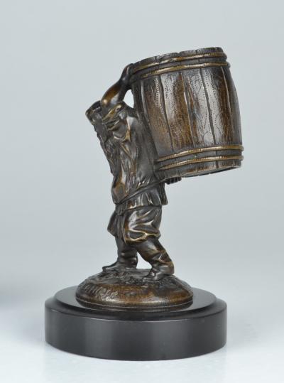 Evgeny Lanceray Evgeny Lanceray 1848 1886 Russian Peasant Carrying a Barrel 