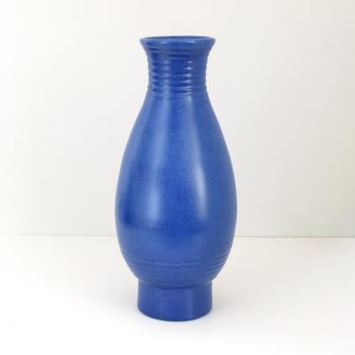 Ewald Dahlskog EWALD DAHLSKOG BLUE VASE FOR BO FAJANS